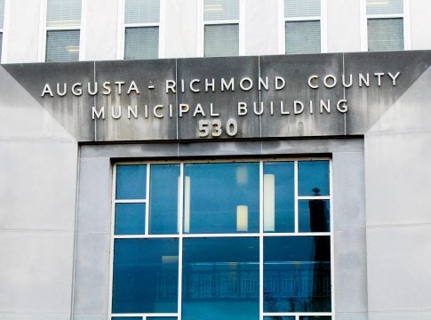 Augusta Municipal Building Entrance