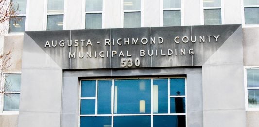 Augusta Municipal Building Entrance