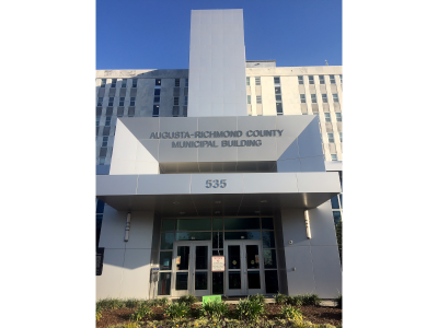 The Augusta mayor's office is in city hall, also known as the Augusta-RIchmond County Municipal Building. A bill calling for a referendum on giving Augusta’s mayor a vote cleared a state senate committee Monday, passing 4-2 along party lines.
