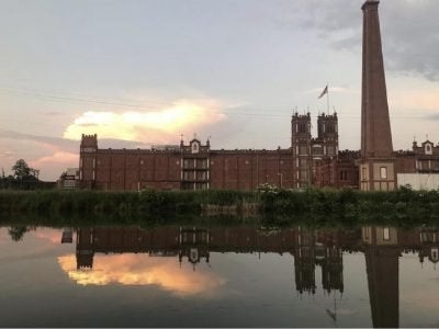 King Mill building next to Sibley Mill downtown Augusta