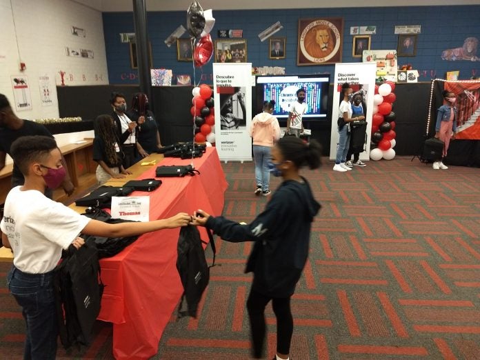 Technology Distributed to Students at Another Richmond County School