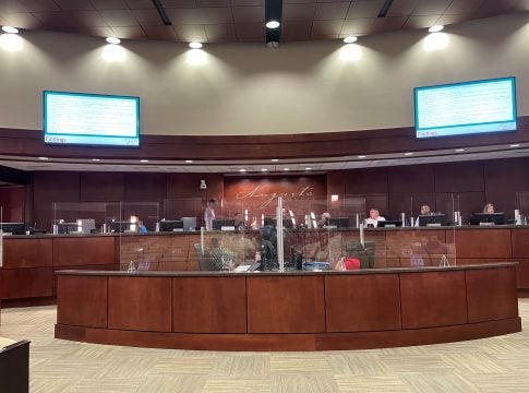 The Augusta Planning Commission tabled the matter of a proposed group home in the Barton Chapel Hills neighborhood. Staff photo by Skyler Andrews