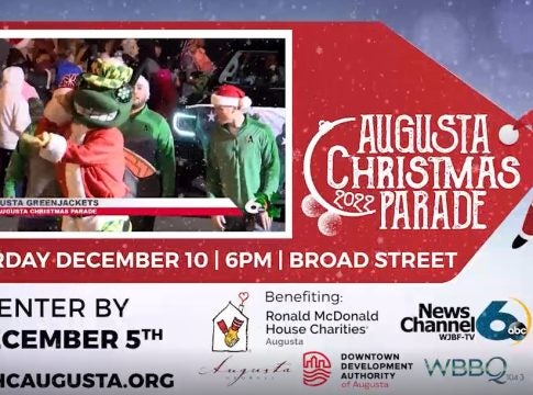 RMHC of Augusta Christmas Parade flyer.