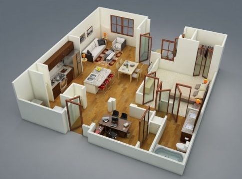 Tiny home floorplan