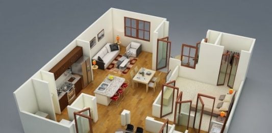 Tiny home floorplan