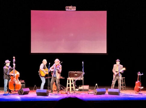John McEuen and his Circle Band, from left, Les Thompson, John Cable, McEuen and Danny Knicely played the Imperial Theatre in Augusta Friday for the Morris Museum of Art's Budweiser True Music Southern Soul and Song series.