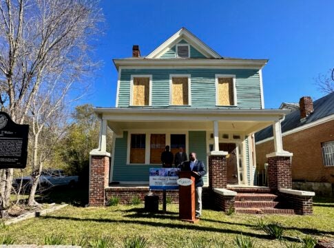 The city of Augusta has acquired the C.T. Walker house on Laney-Walker Boulevard.