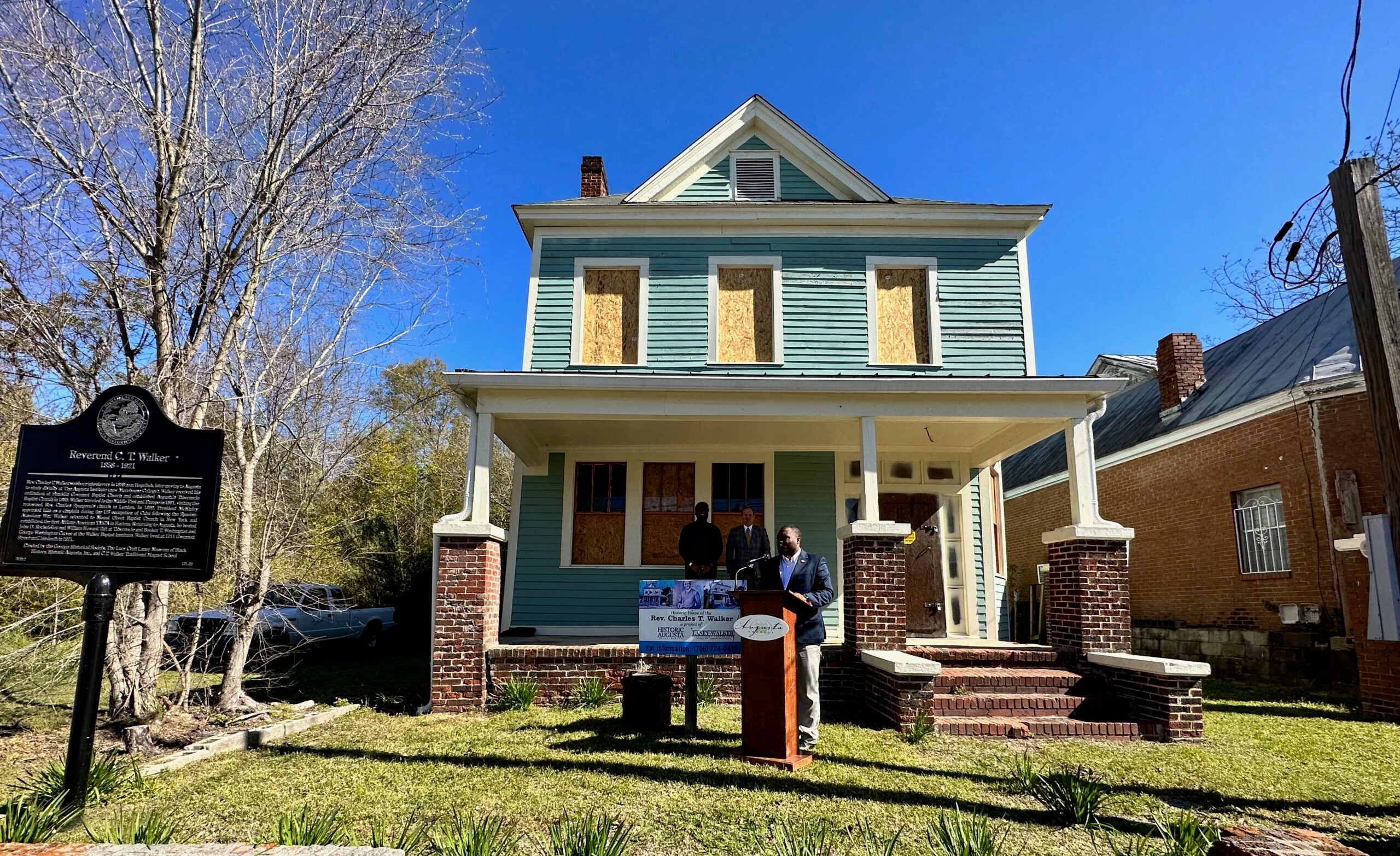 The city of Augusta has acquired the C.T. Walker house on Laney-Walker Boulevard.