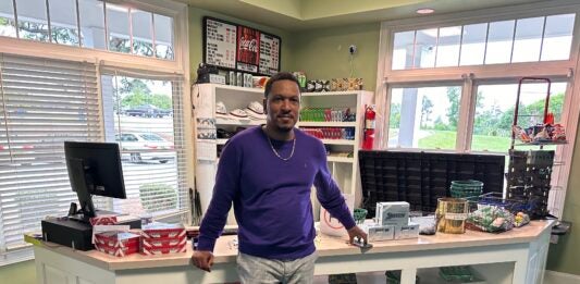 James Dent Jr., golf pro at Augusta Municipal Golf Course, stands in the pro shop April 3, 2023.