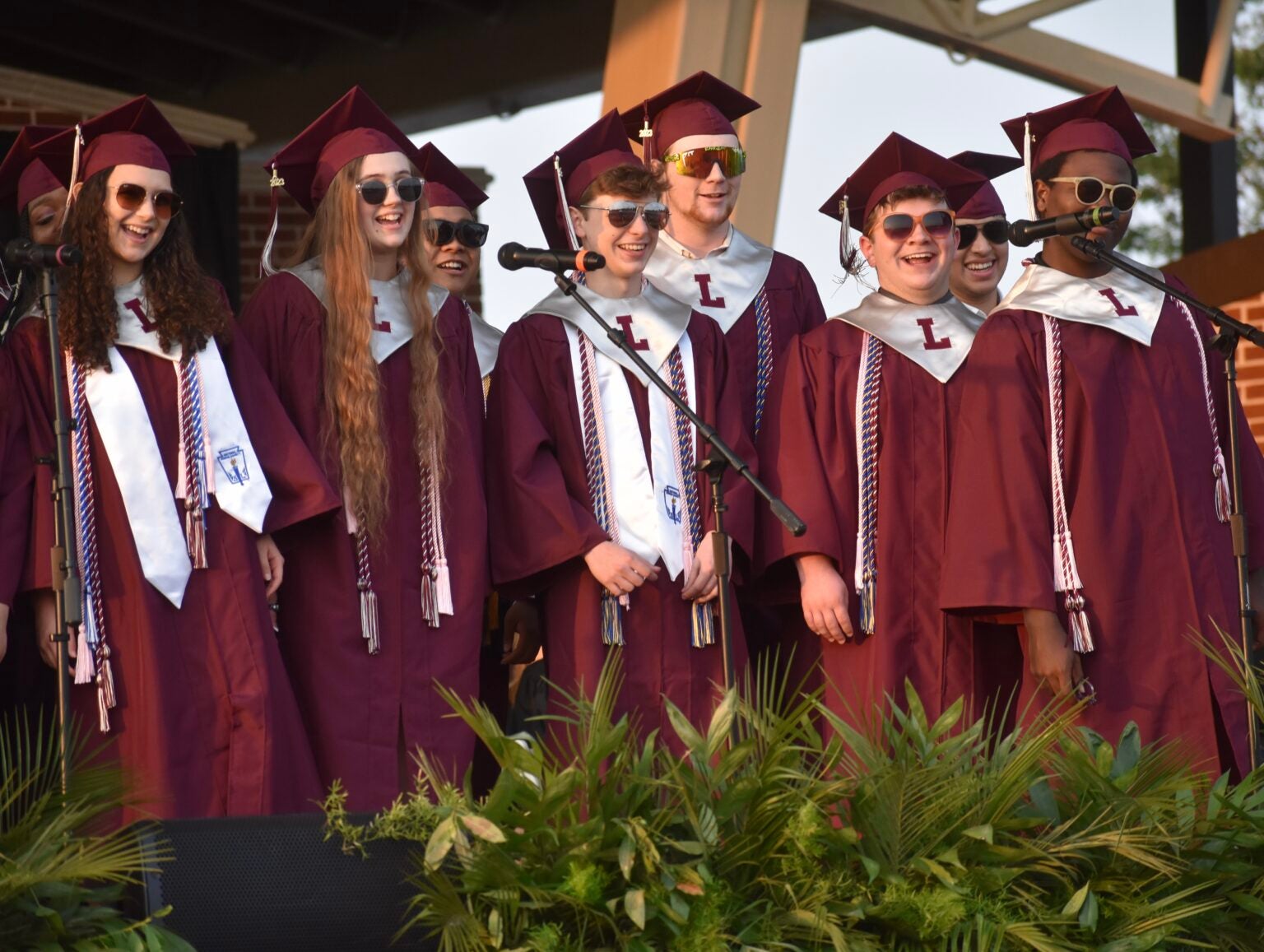 Lakeside High School graduates salute the past and celebrate the future