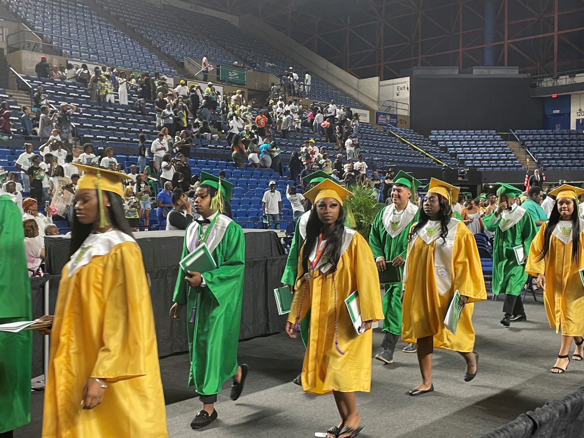 Attendees of T.W. Josey High School commencement celebrate grads with
