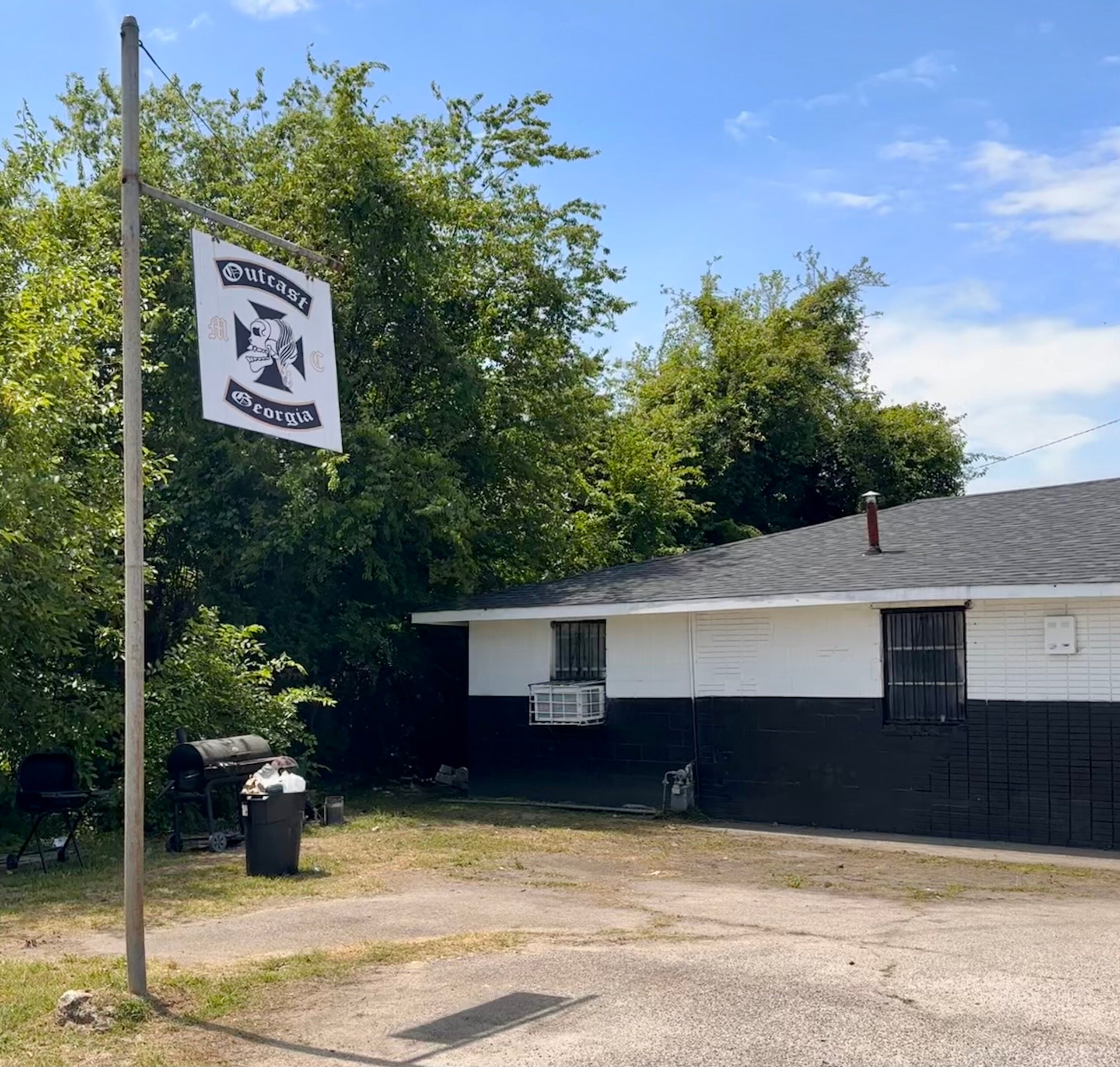 Sixteen members of the Outcast motorcycle gang, which has a clubhouse in east Augusta, were indicted in Camden County. Staff photo by Susan McCord