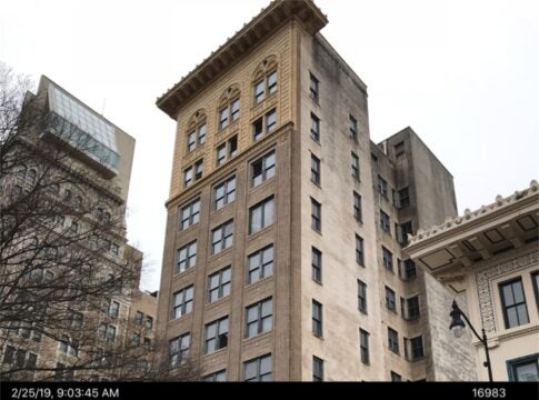 The Marion Building in downtown Augusta was rezoned Tuesday as a planned unit development to convert the former office building into apartment space. Photo courtesy city of Augusta