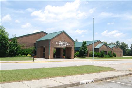 Three young men were sentenced Friday for vandalizing McBean Elementary School and a youth program building. Photo courtesy Richmond County Board of Education
