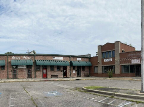 Augusta leaders agreed to pay $500,000 for materials for a facade upgrade at Armstrong Galleria. Staff photo by Susan McCord