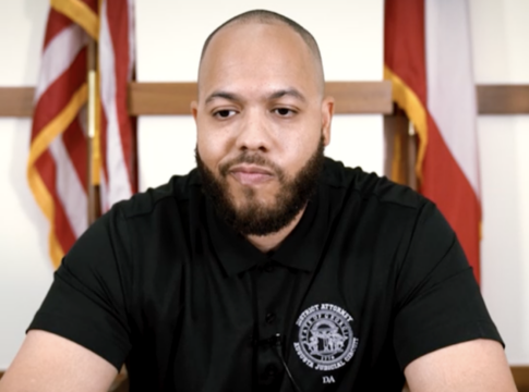 Screenshot from video sent by District Attorney Jared Williams on August 18. 2023.