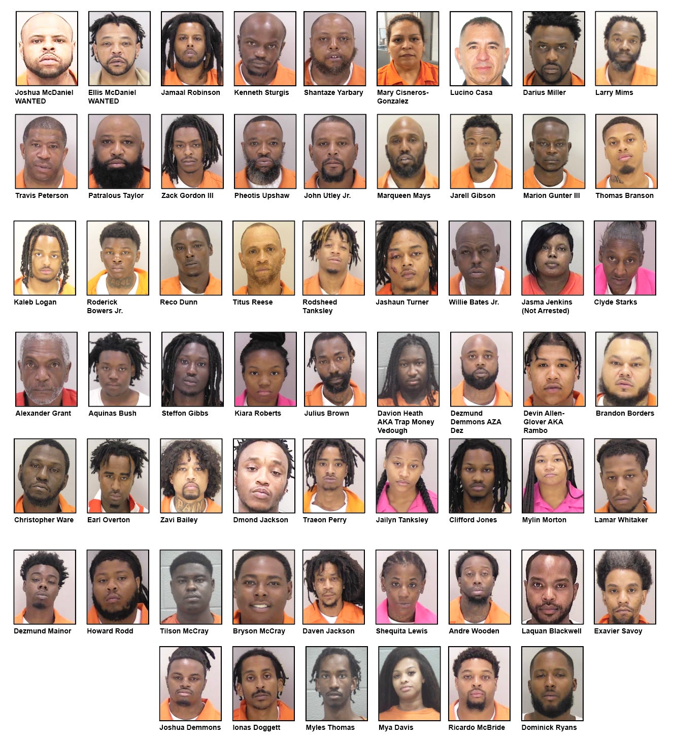 RCSO’s ‘Operation No Loyalty’ targeted 60 suspects for drug trafficking