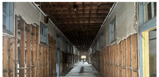 Interior image of Weed School. Image taken from Phase I Environmental Study commissioned by Augusta-Richmond County.