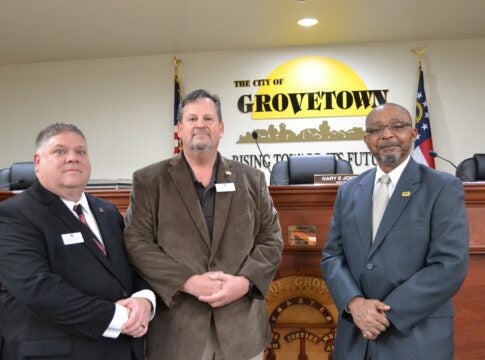 Grovetown swearing in