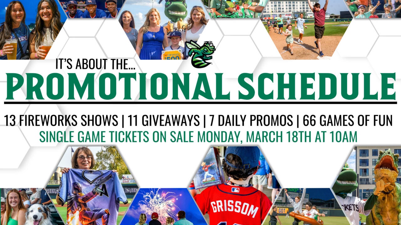 GreenJackets to announce 2024 season promotional schedule The Augusta