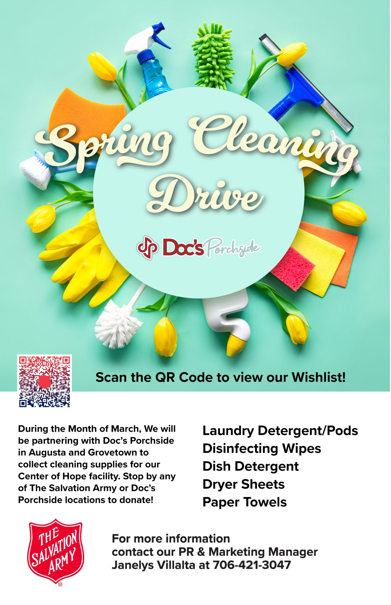 Spring Clean Drive Salvation Army of Augusta partners with Doc’s Porchside for spring ...
