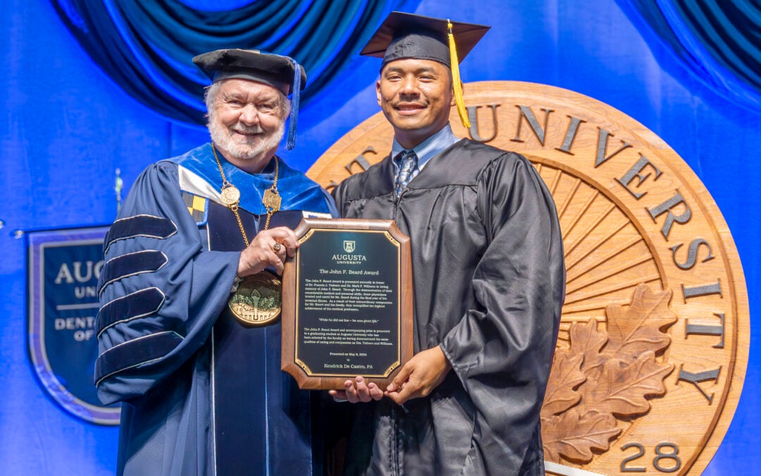 John F. Beard Award Winner Kendrick De Castro