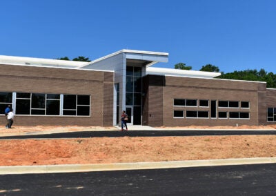 Augusta commissioners toured the rebuilt Henry Brigham Center on April 24. Photo courtesy Augusta Parks and Recreation