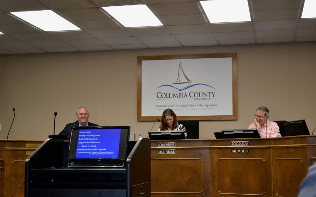 Columbia County Board of Commissioners hold millage rate hearing.
