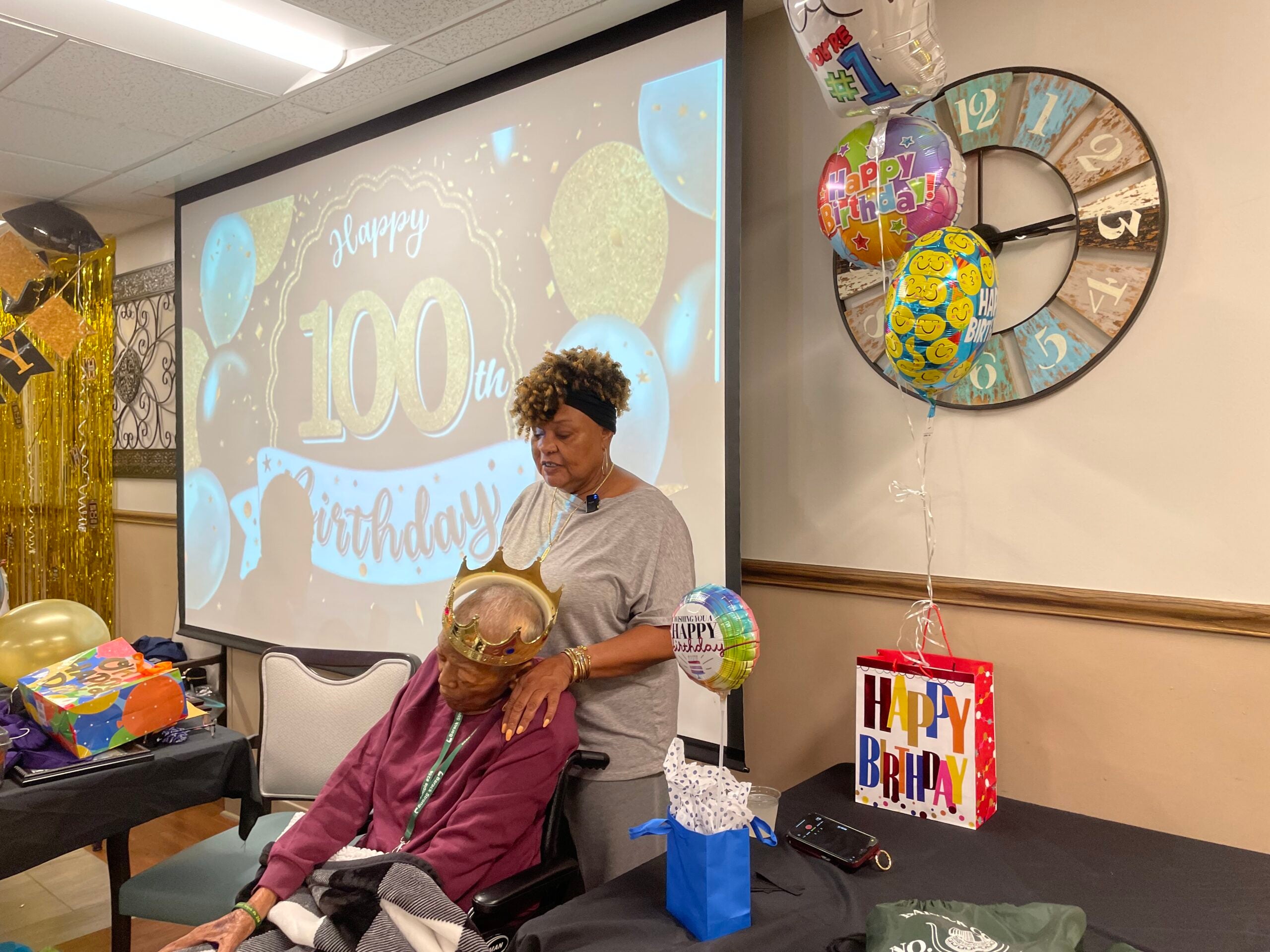 John Ballard celebrated his 100th birthday on Wednesday, July 31. Staff photo by Skyler Andrews