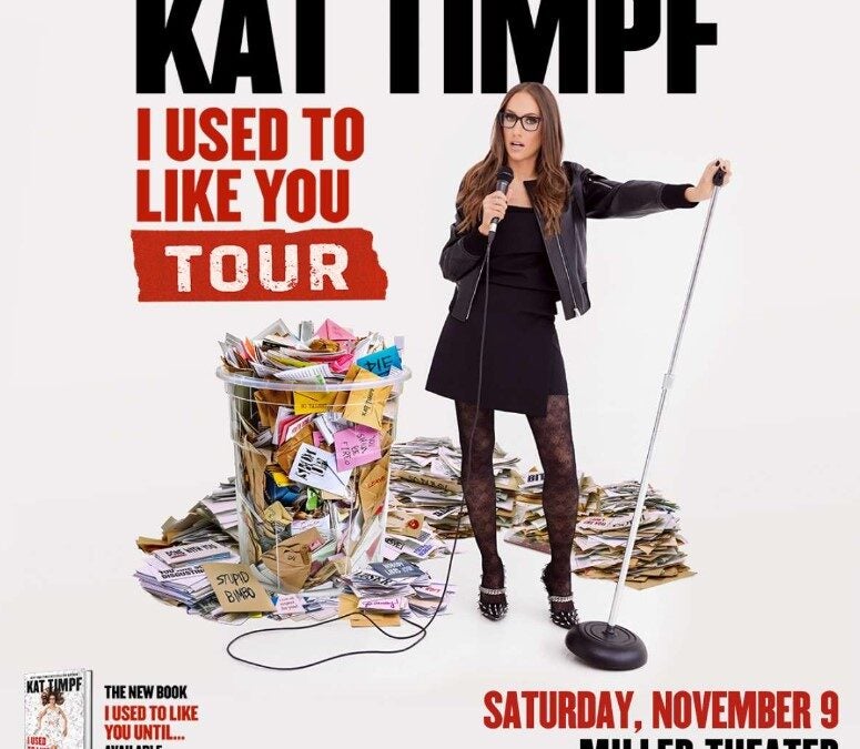 Kat Timpf's comedy tour will come to Miller Theater in November.