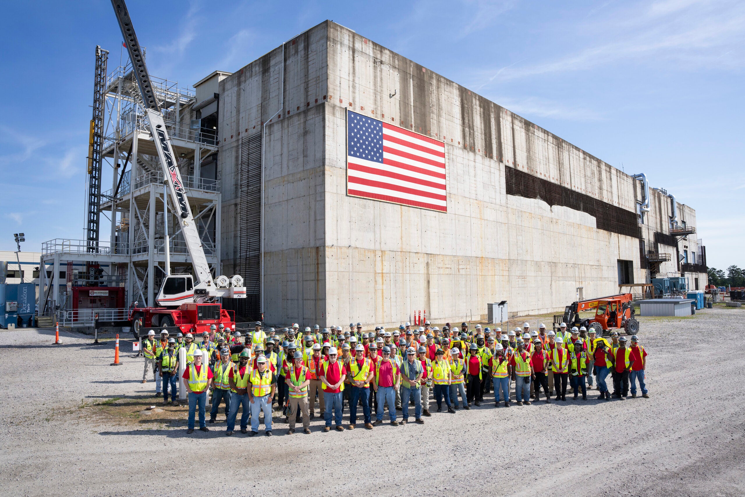 SRS has recently completed the first phase of construction on the new plutonium processing facility.