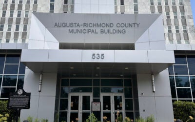 Augusta Municipal Building is the headquarters of city government. Susan McCord/staff