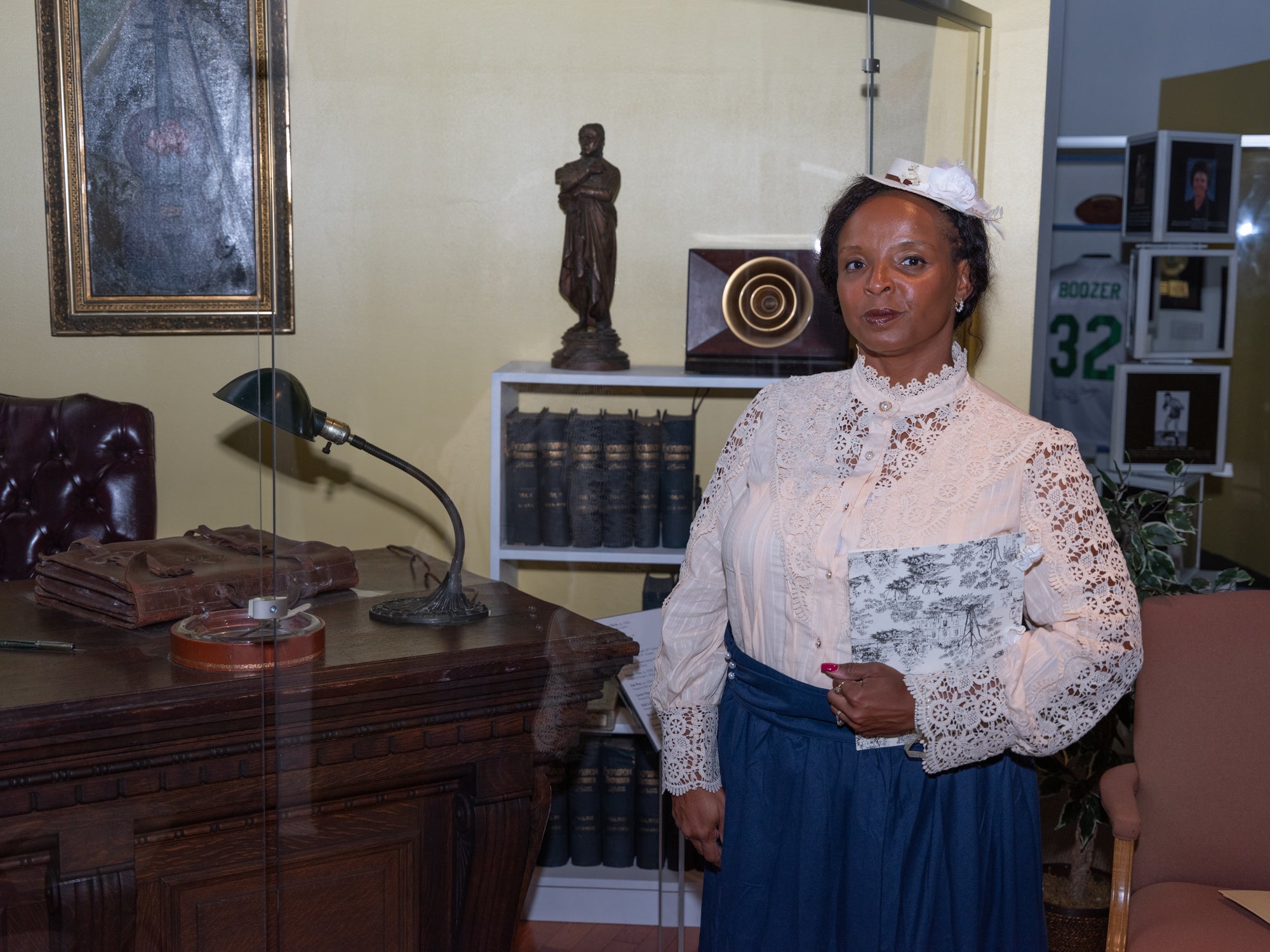 Ashanti Friels-Paz portraying Lucy Craft Laney, Georgia's most famous female African American educator. Photo by Randy Pace