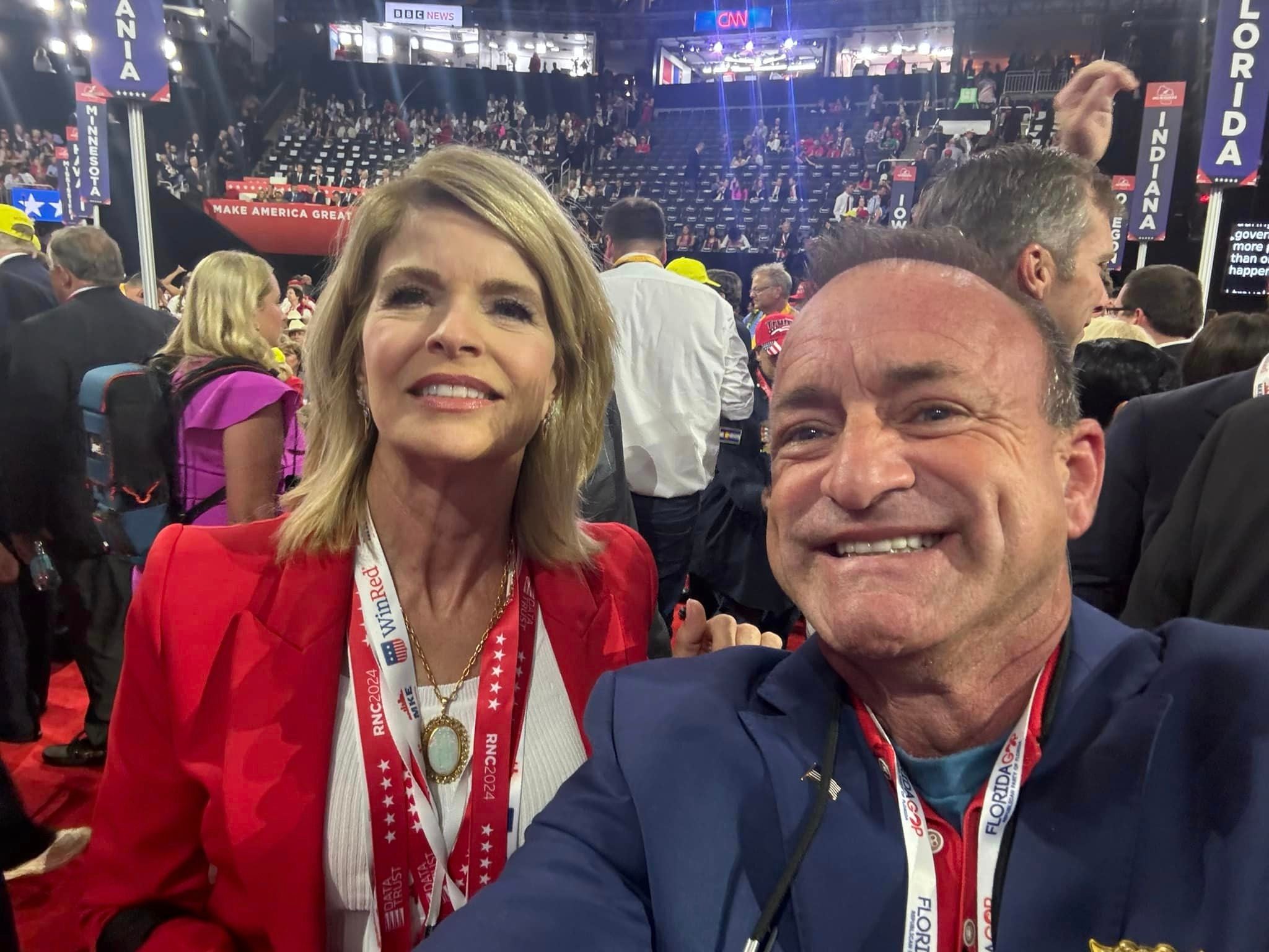 Republican national convention 2024 Joe Mullins was a Florida delegate to vote for Donald Trump