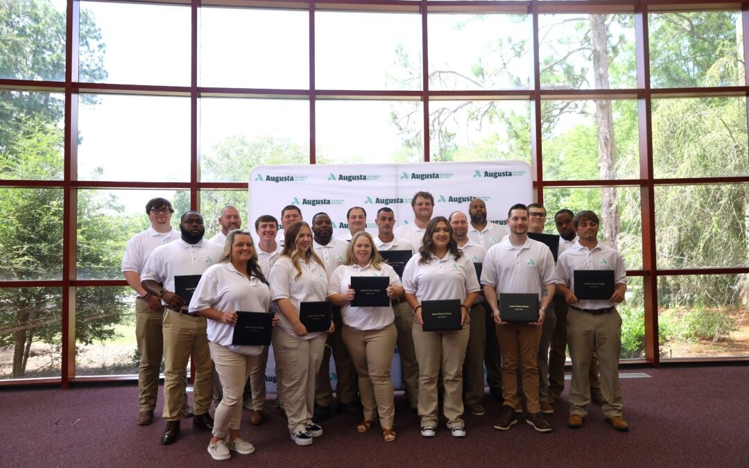 Augusta Technical College held a graduation ceremony for the students in the Nuclear Operator Apprenticeship program. Photo courtesy Augusta Tech