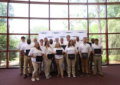 Augusta Technical College held a graduation ceremony for the students in the Nuclear Operator Apprenticeship program. Photo courtesy Augusta Tech