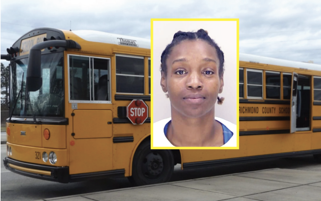 Carneshia Collier was arrested Thursday for allegedly jumping on a Richmond County school bus and cursing at the driver and kids.