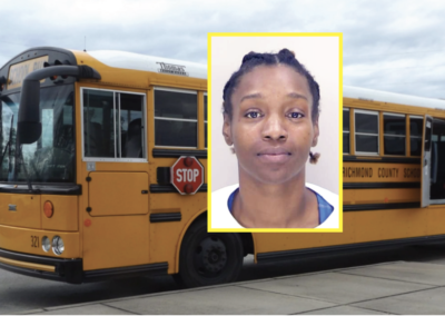 Carneshia Collier was arrested Thursday for allegedly jumping on a Richmond County school bus and cursing at the driver and kids.
