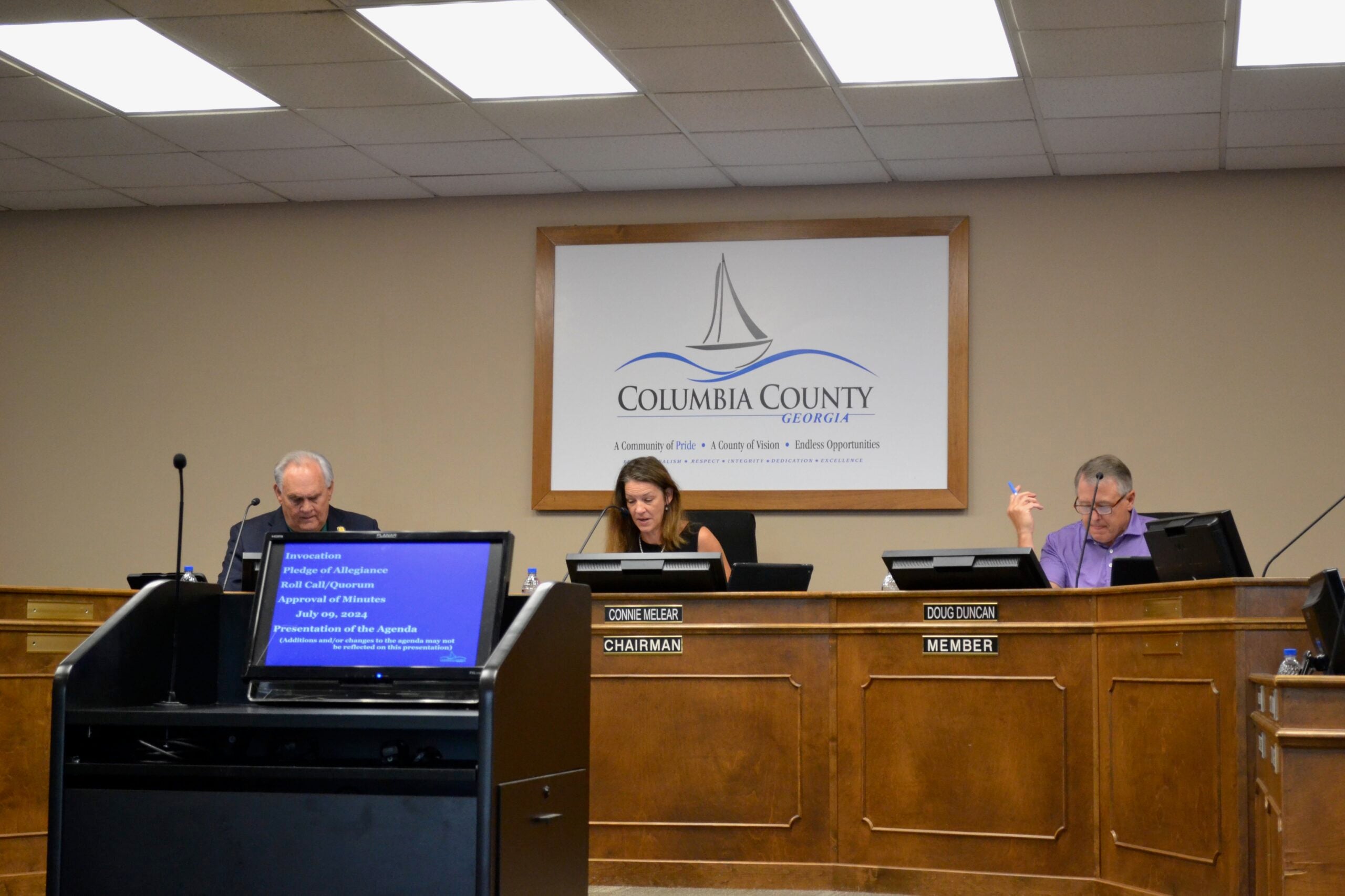 The Columbia County Management and Internal Services Committee met on Tuesday, Aug. 13. Staff photo by Stephanie Hill