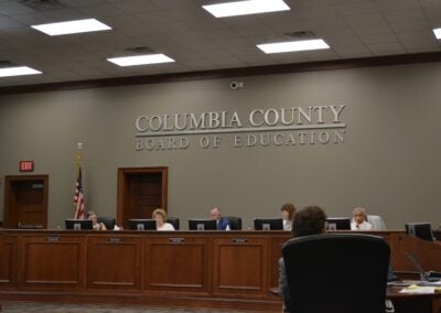The Columbia County Board of Education met on Aug. 13 . Staff photo by Stephanie Hill