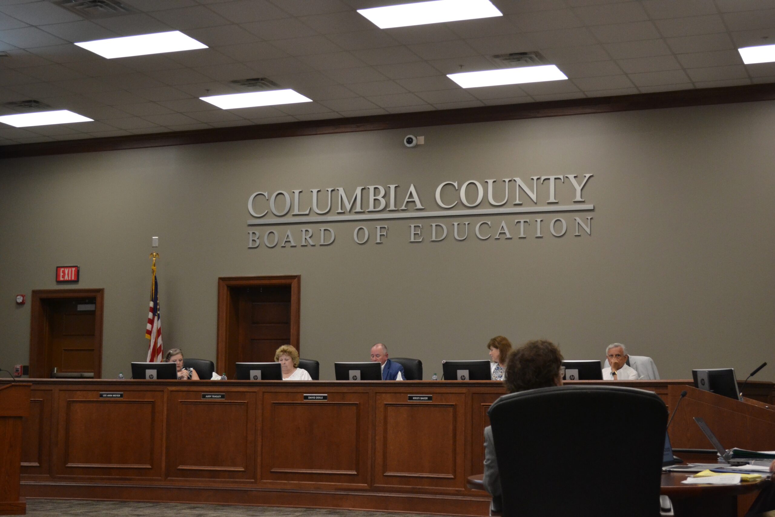 The Columbia County Board of Education met on Aug. 13 . Staff photo by Stephanie Hill