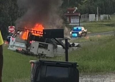 Three individuals lost their lives in a tragic incident on Friday evening. Witness photo