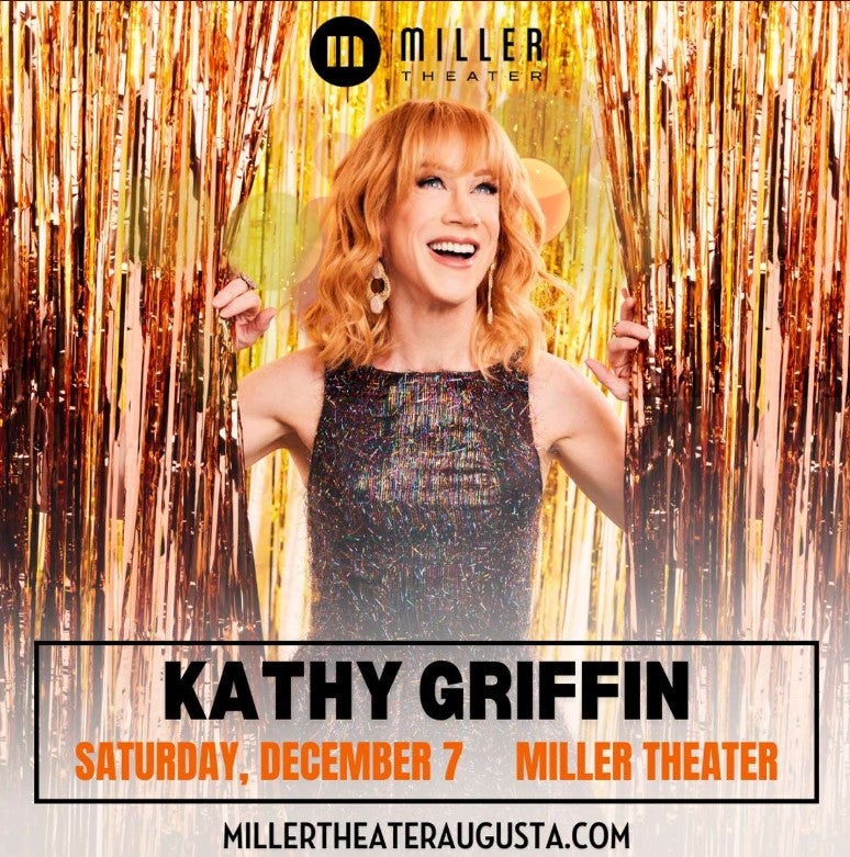 Kathy Griffin will come to Miller Theater on Dec. 7.