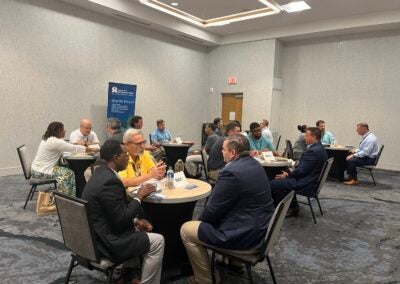 SRNS-sponsored “matchmaking” event connected 75 potential suppliers with SRNS Buyers and Site Services managers.