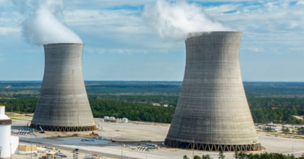 An alert from the Alvin W. Vogtle Electric Generating Plant for units 1 and 2 went out at noon today, Tuesday, Aug. 13.  Pictured are two of the units. Photo from Georgia Power website