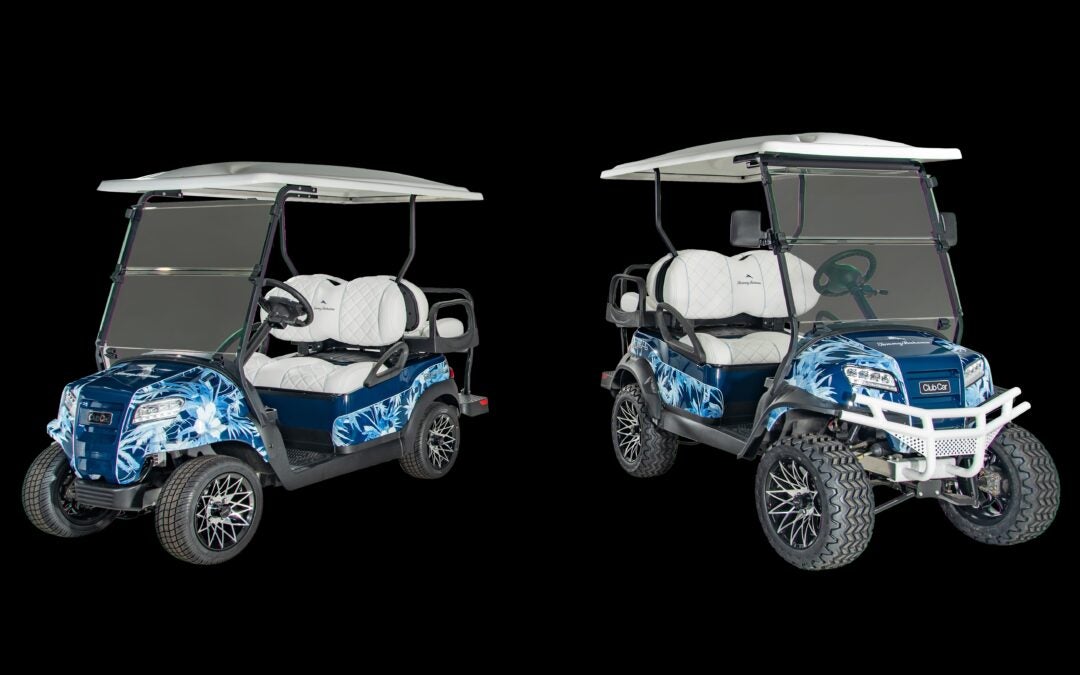 Club Car has announced that the "Tommy Bahama x Club Car Special Edition Onward Car" is now available to order.