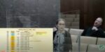 Augusta Finance Director Donna Williams presents details of a proposed millage increase at a called commission meeting Tuesday. Youtube screen capture/Susan McCord/staff