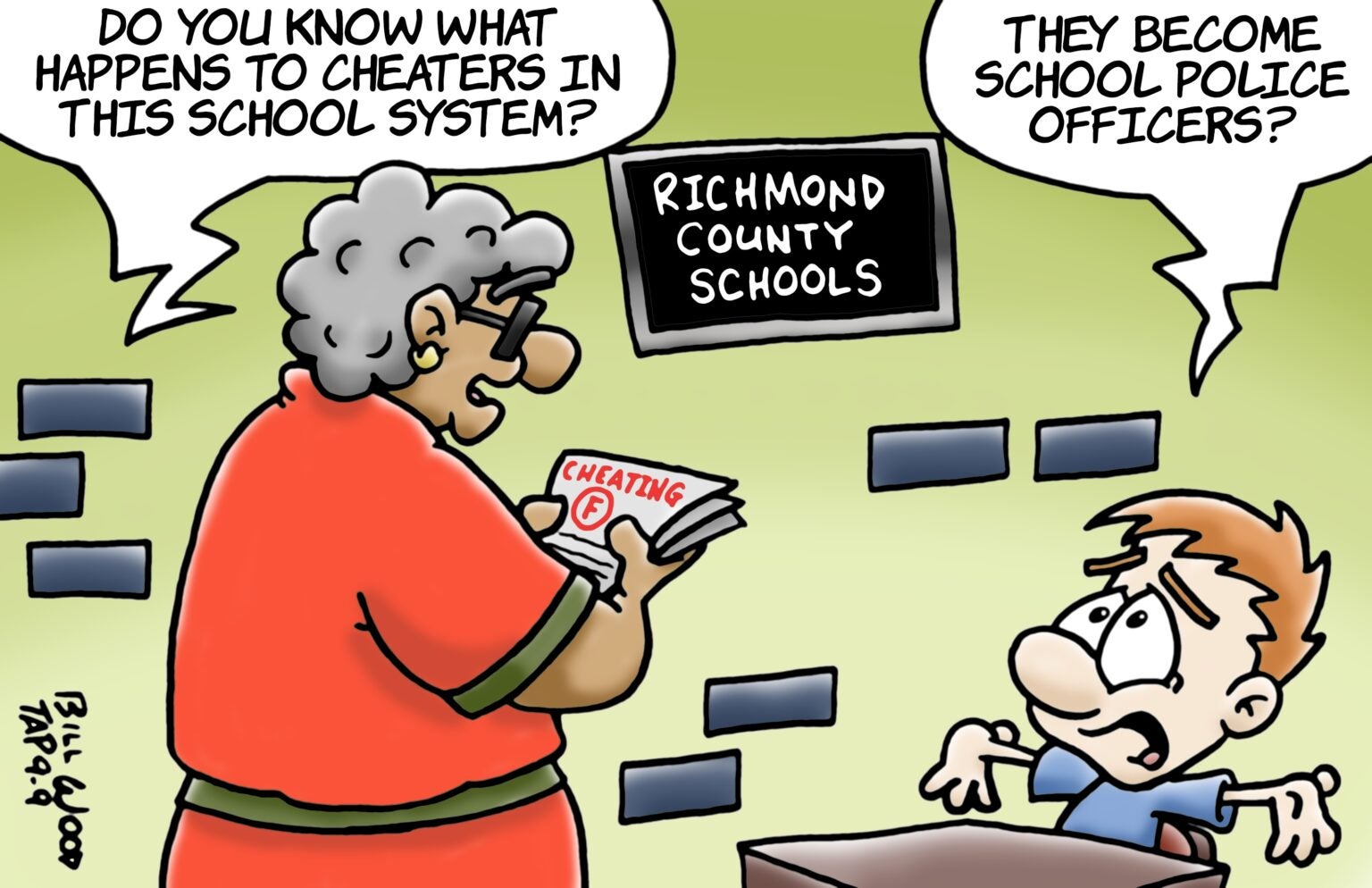 B.J. Wood Editorial Cartoon