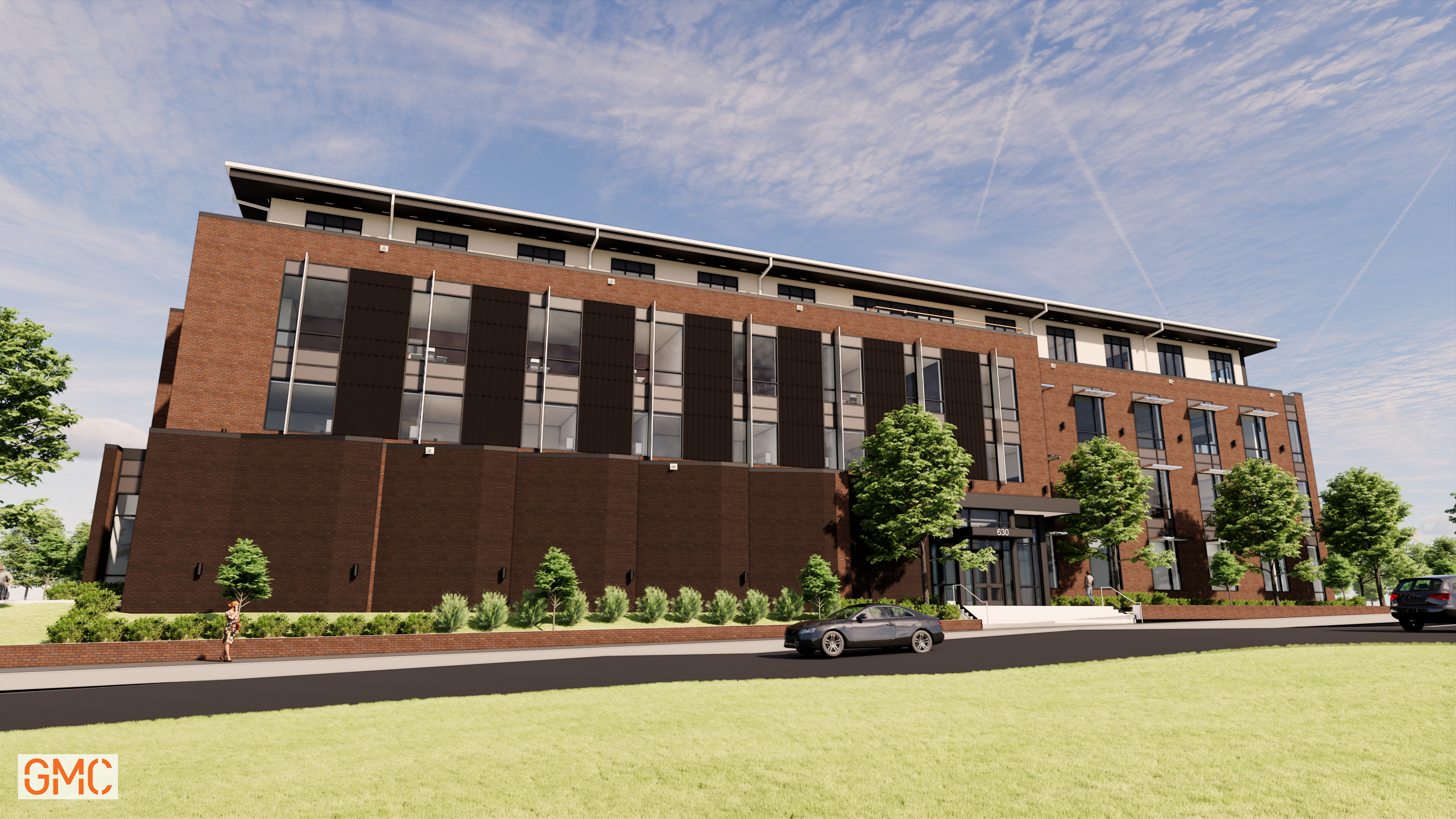 A rendering of the new Building A front entrance. Photo courtesy of Columbia County
