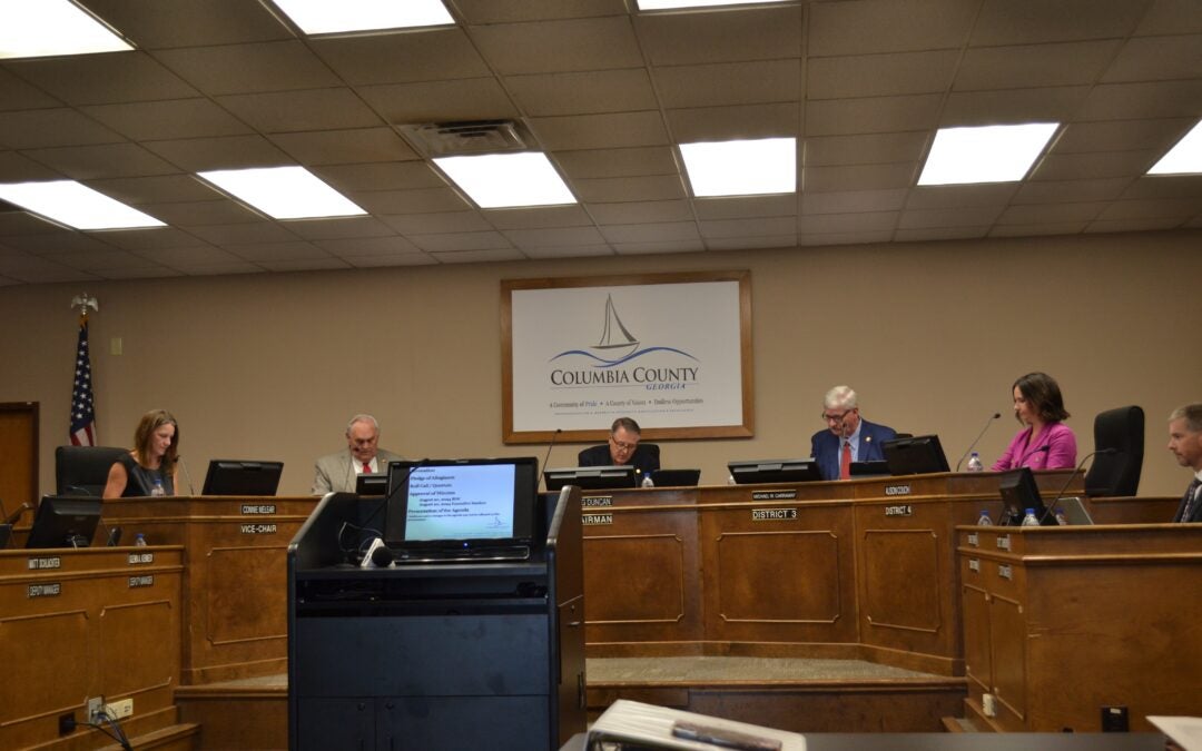 The Columbia County Board of Commissioners approved a proclamation declaring that Columbia County is a non-sanctuary county. Staff photo by Stephanie Hill